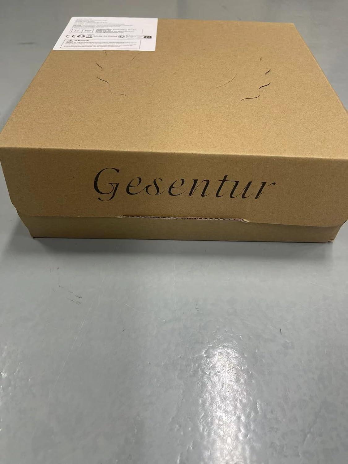 Gesentur Kuchenformen Set aus Eloxiertem Aluminium Antihaftbeschichtung 5 Größen Silber