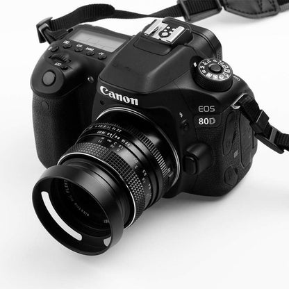 39mm Hohl Metall Gegenlichtblende für Canon Nikon Sony