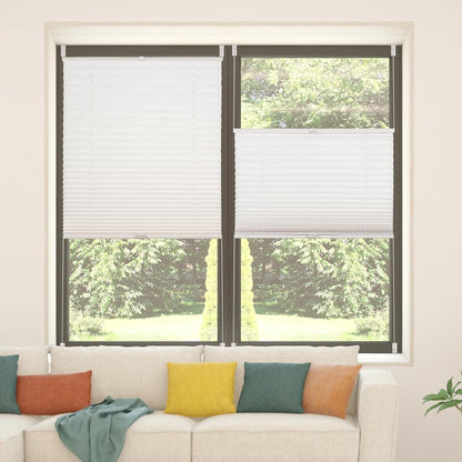 Klemmrollos für Fenster ohne Bohren Jalousie 35x130cm weiß