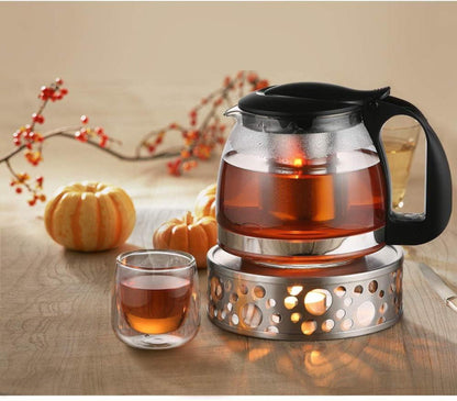 Edelstahl Stövchen Teelichthalter Teewärmer Kaffeewärmer 145mm