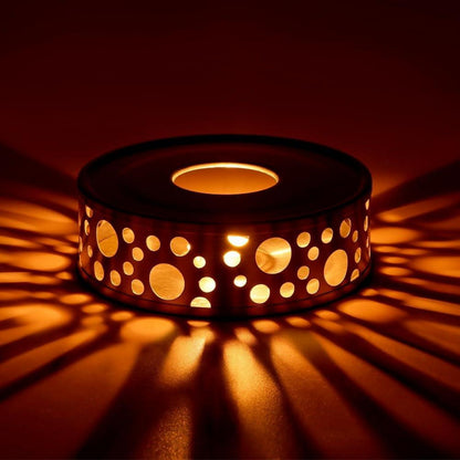 Edelstahl Teewärmer mit Teelichthalter und Teelichthalterung