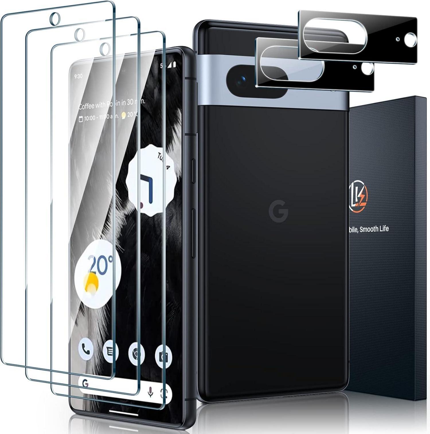 LK Pixel 7 Panzerschutz 3+2-Pack Displayschutzfolie/Kameraschutz