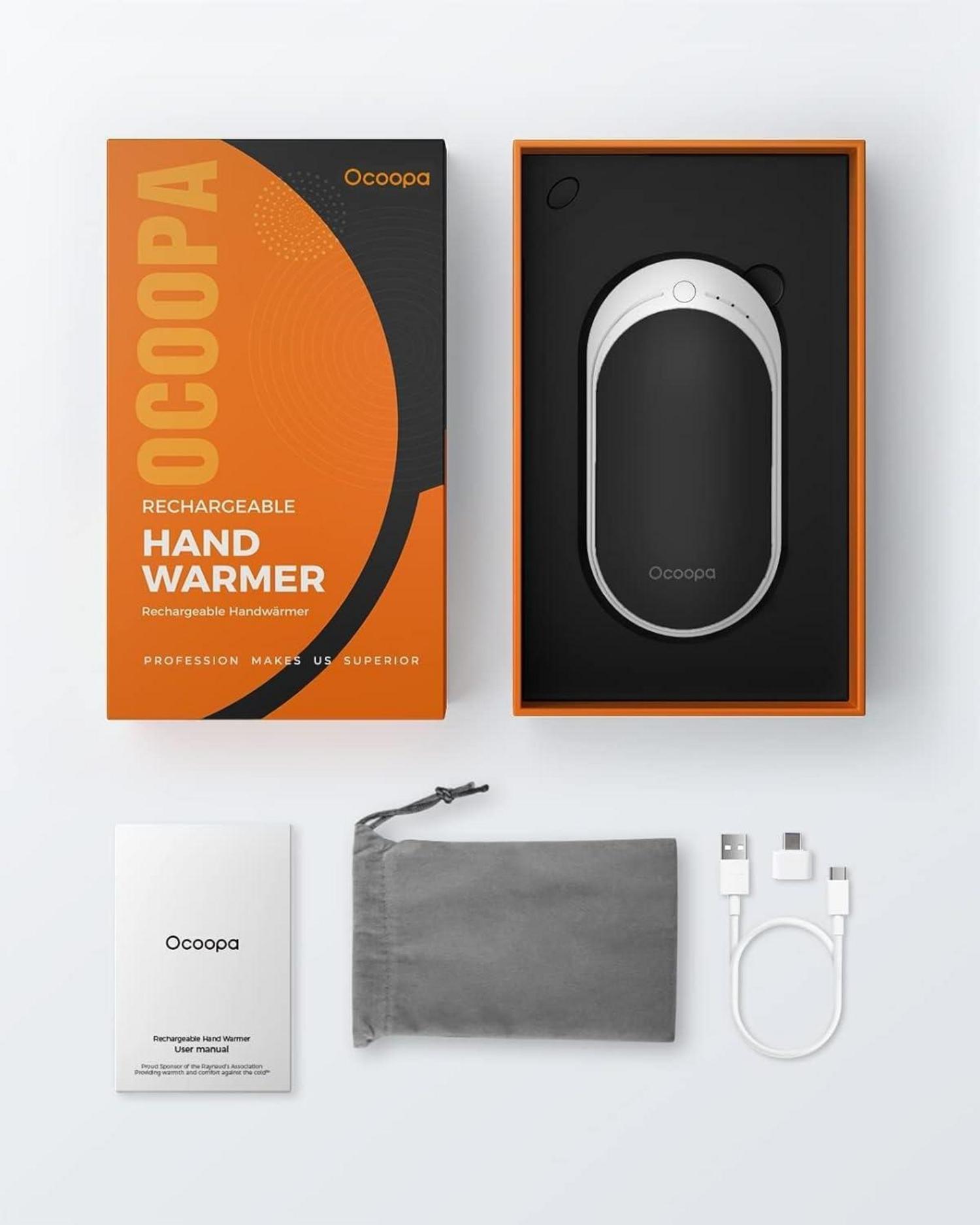 Handwärmer 5200 mAh wiederaufladbar elektisch tragbar Powerbank