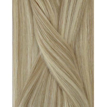 Echthaar Micro Extensions Aschblond – 50 Strähnen, 40cm