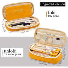 EASTHILL Federtasche gelb für Studentin Mädchen Büro College