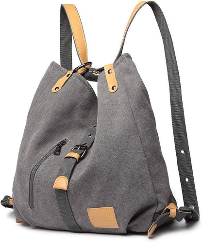 Canvas Henkeltasche Rucksack Damen Groß Handtaschen Anti Diebstahl