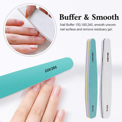 Nagelfeilen Emery Boards 6er Set Profi Maniküre Acryl