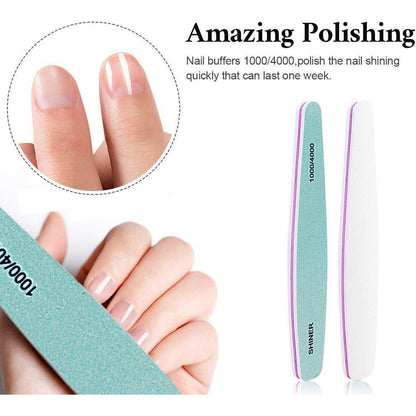 Nagelfeilen Emery Boards 6er Set Profi Maniküre Acryl