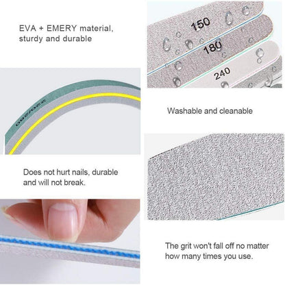 Nagelfeilen Emery Boards 6er Set Profi Maniküre Acryl