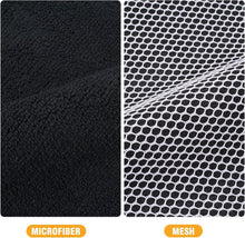 6er Pack Mikrofasertücher schwarz 30x30cm