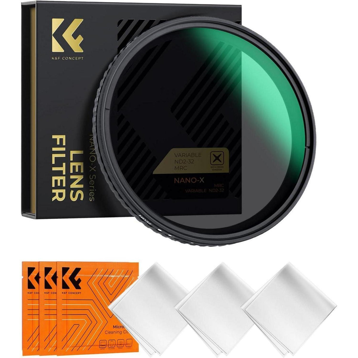 Variabler ND-Filter 77mm ND2-32 (1-5 Blendenstufen) für Landschafts- & Videografie