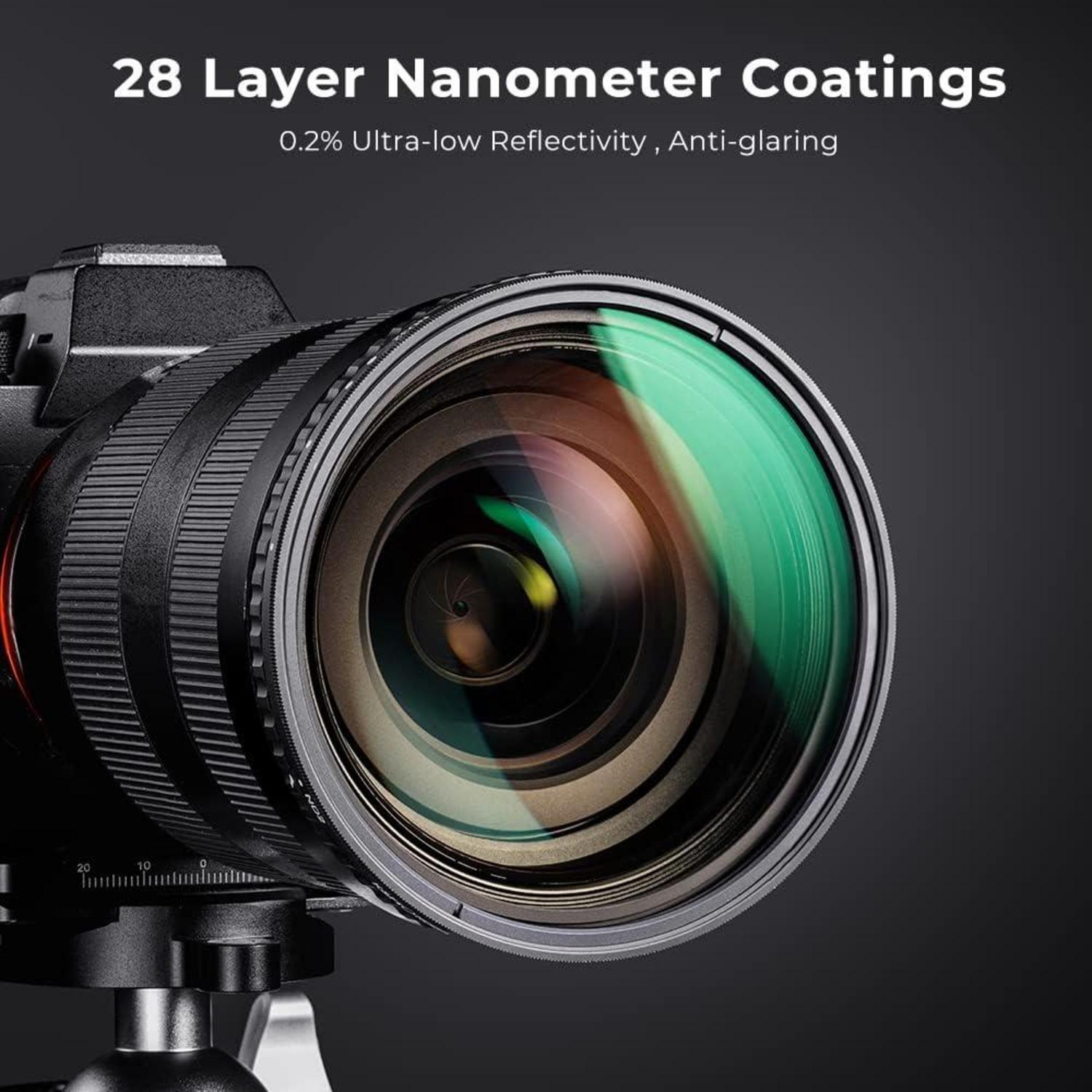 82mm Variabler ND Filter ND2-32 Graufilter ND 1-5 Blendenstufen