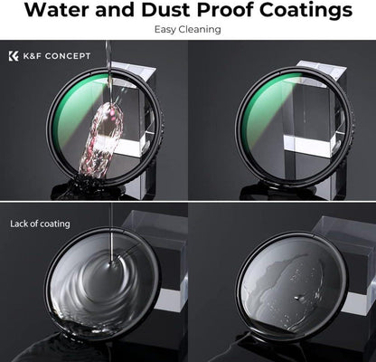 82mm Variabler ND Filter Nano-X Serie ND2-32 für Videografie