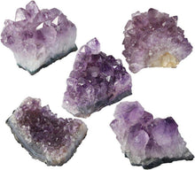 Amethyst Drusensegment Naturstein Dekoration 5 Stück 15-40g