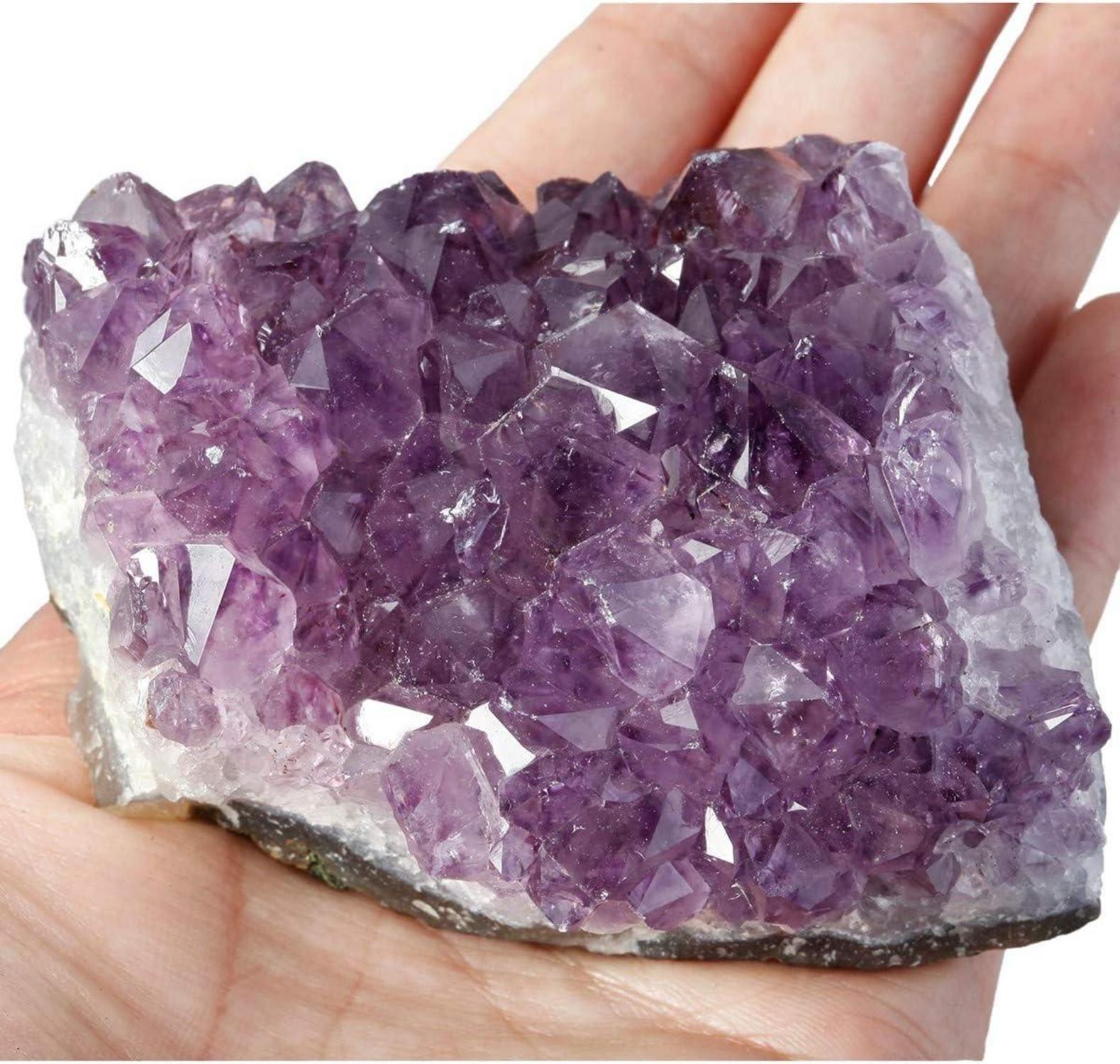 Amethyst Drusensegment Naturstein Kristall Dekoration