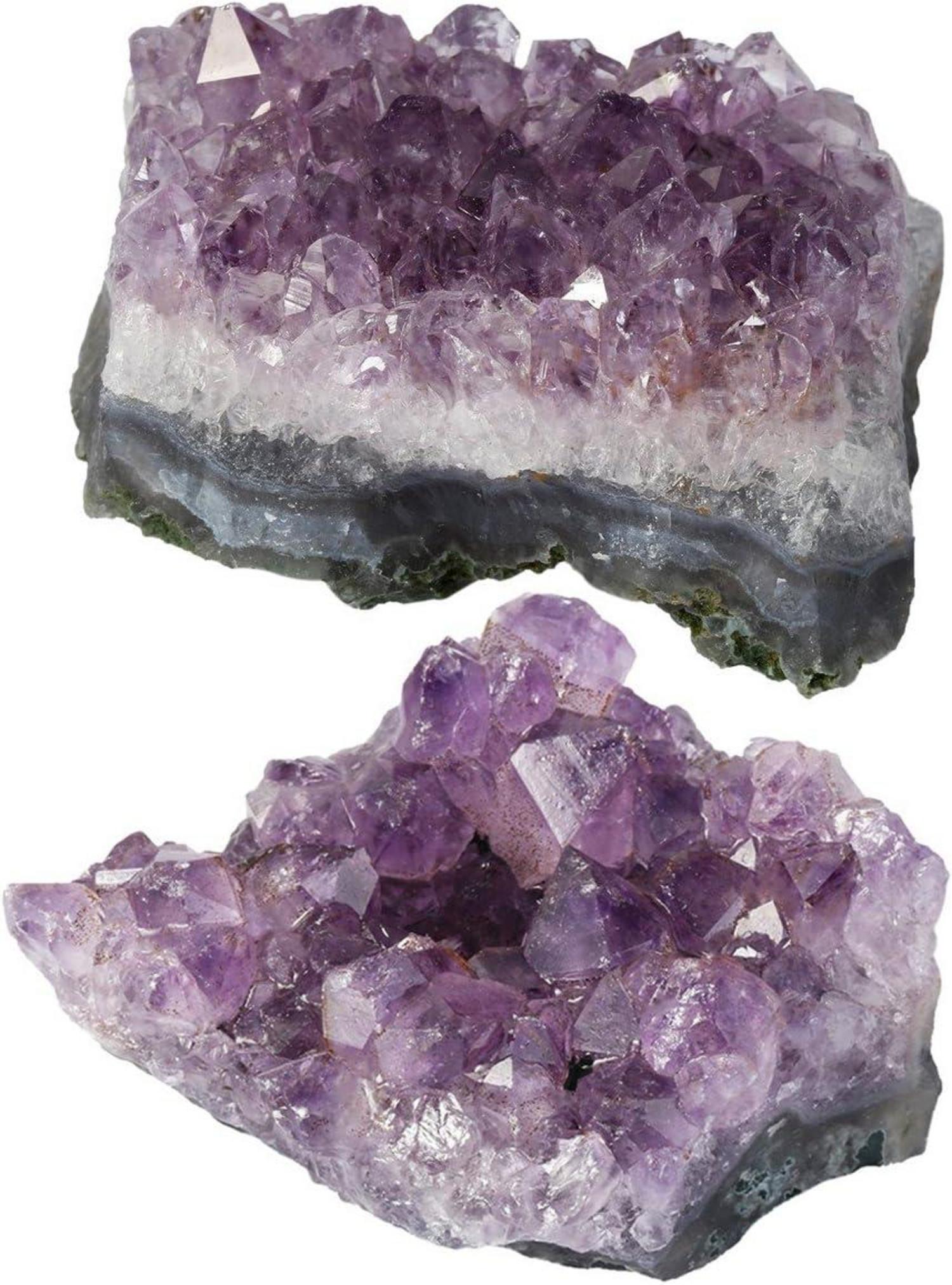Natürlicher Amethyst Kristall Druse Dekorative Steine 2
