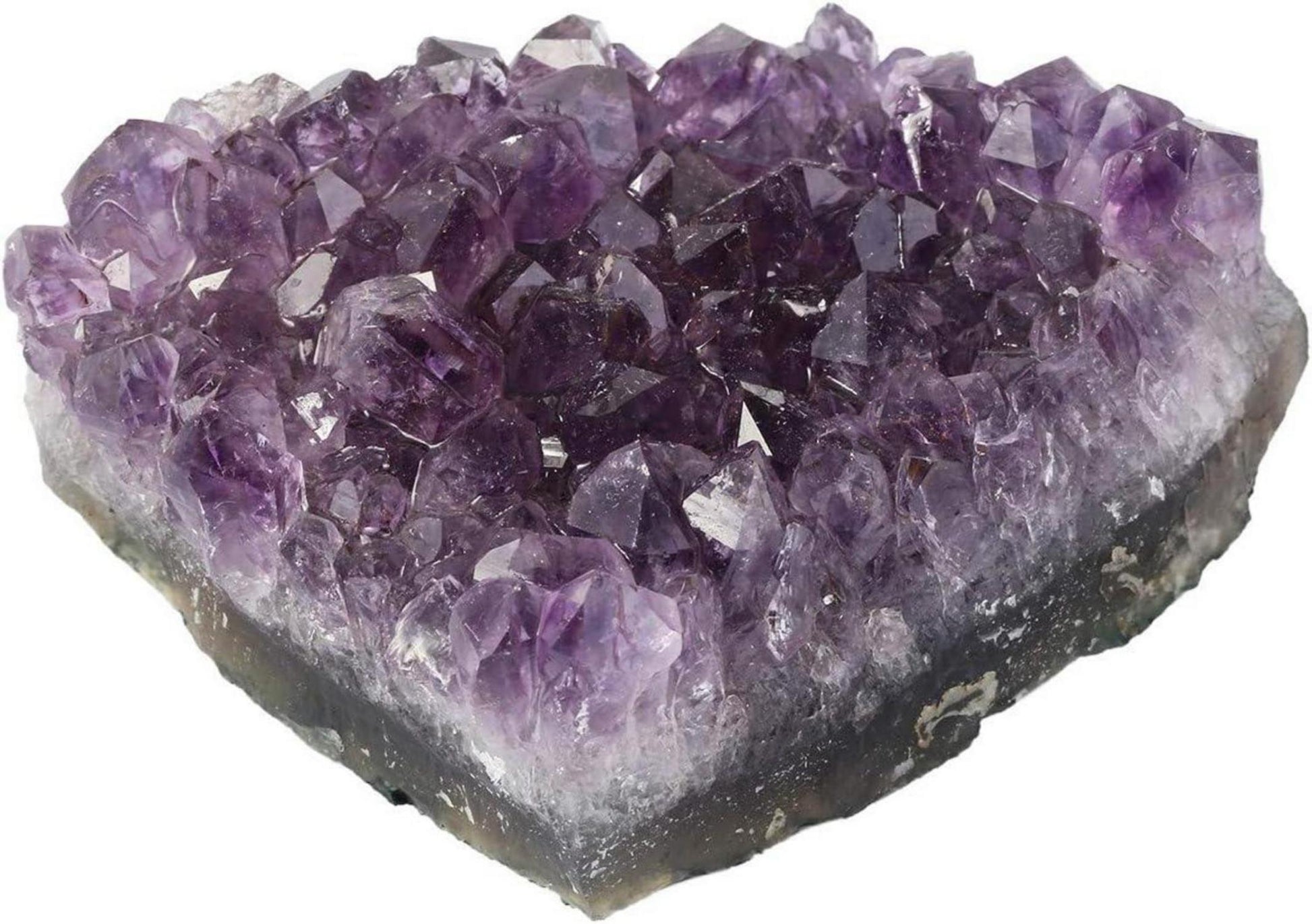 Natürlicher Amethyst Drusensegment Edelstein Kristall Druse 150-200g