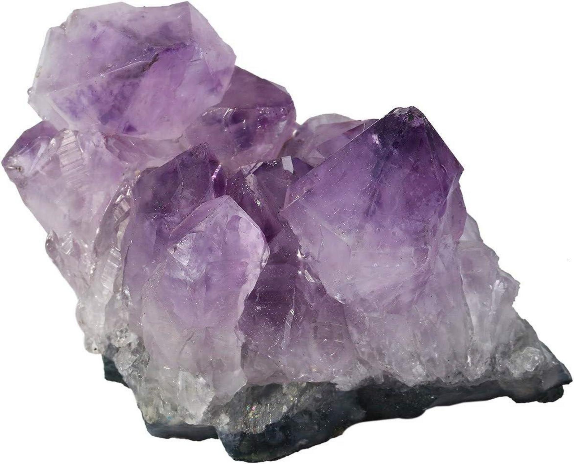 Natürlicher Amethyst Drusensegment Edelstein Kristall Druse 150-200g