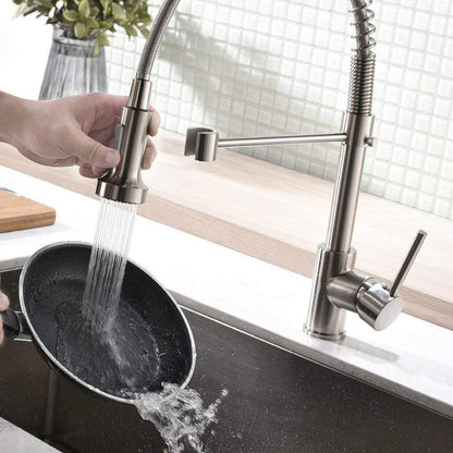 Moderne Küchenarmatur mit ausziehbarer Brause - hochwertiges Design