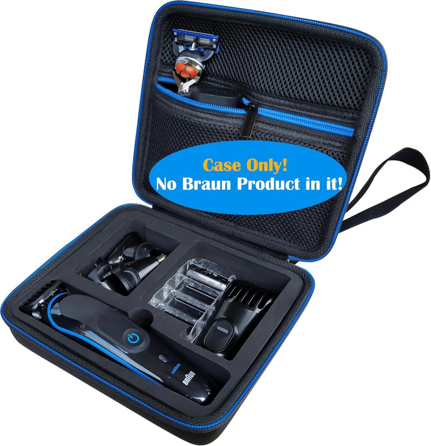 Hülle für Braun MGK3080 MGK3040 Trimmer-Set - Stoßfestes EVA Etui