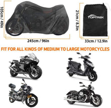 Motorrad Abdeckplane Wasserdicht Oxford XXL Harley Honda