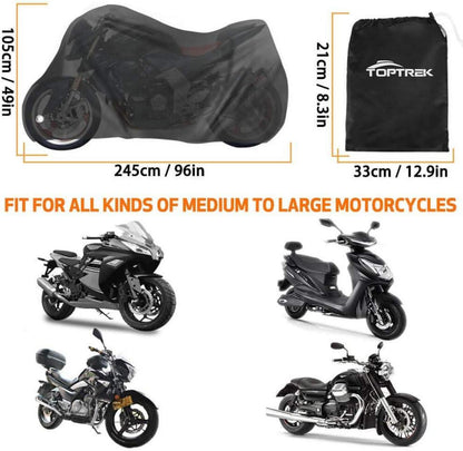 Motorrad Abdeckplane Wasserdicht Oxford XXL Harley Honda
