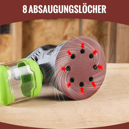 WORKPRO 150 Stück 125mm Klett Schleifscheiben Schleifpapier