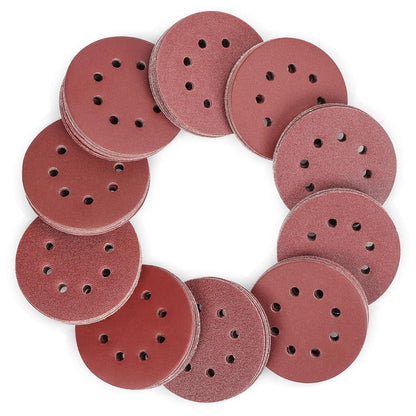 Schleifpapier 125mm Klett Schleifscheiben 150 Stück Körnung 60-600
