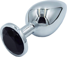 Kleiner Metall Anal Butt Plug für Anfänger Schwarz