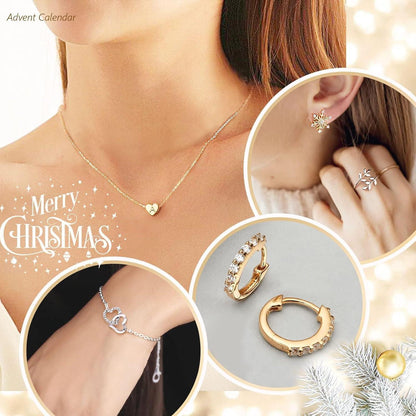 MJARTORIA Schmuck Adventskalender 2024 Damen Mädchen 24