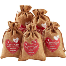 Adventskalender Jutesäckchen Selbst Befüllen 24 Liebesgründe