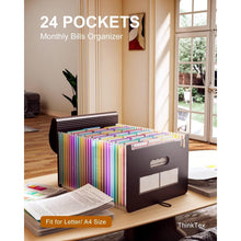 Dokumentenmappe A4 Kunststoff 24 Fächer Ordnungsmappe