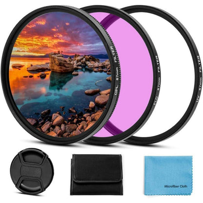 58mm Filter Kit UV CPL FLD Schutzfilter Set mit