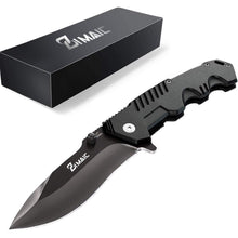 Klappmesser Scharfes Taschenmesser Einhandmesser Schwarz