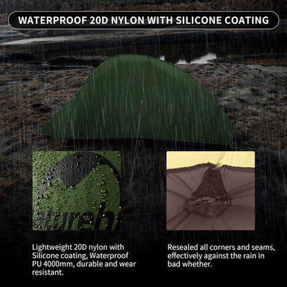 Ultraleichtes Campingzelt Cloud Up 2 - 2 Personen, 3-4