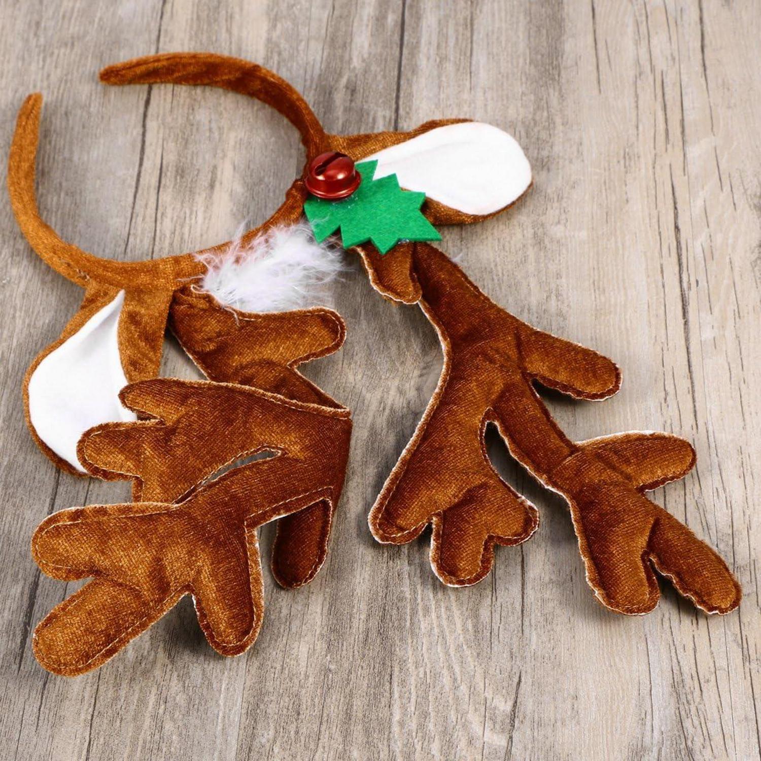 Rentier-Geweih-Stirnband Weihnachts-Stirnbänder Erwachsene Kinder