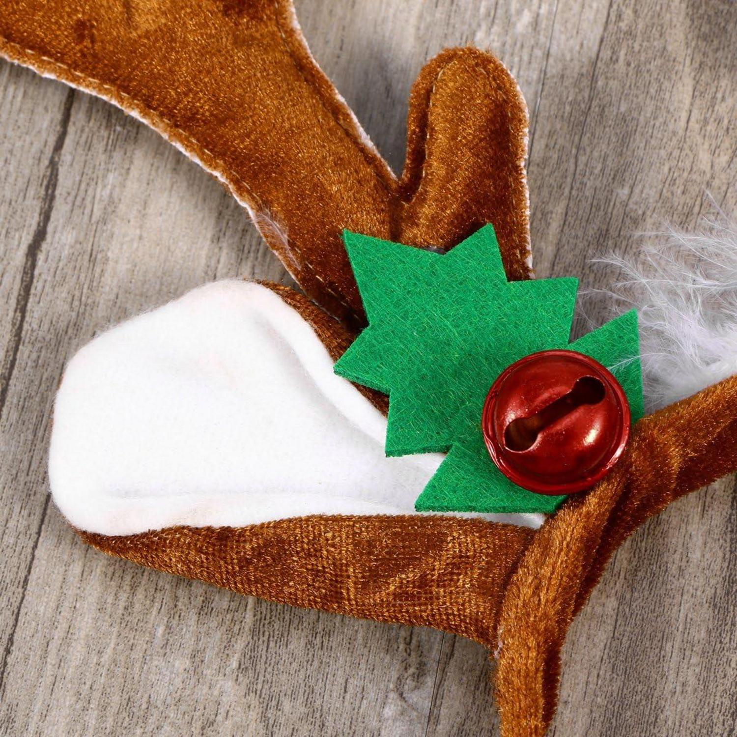Rentier-Geweih-Stirnband Weihnachts-Stirnbänder Erwachsene Kinder