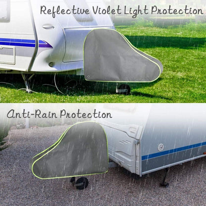 Deichselabdeckung Wohnwagen Universal Anhängerkupplung Grau OTTO