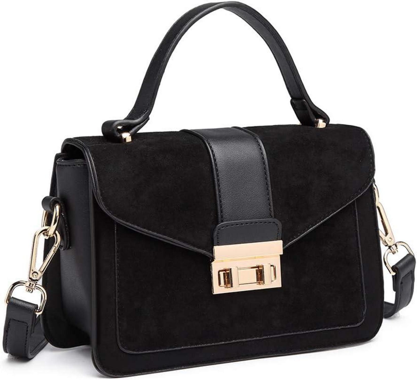 Miss Lulu Damen Handtasche Klein Elegante Schultertasche