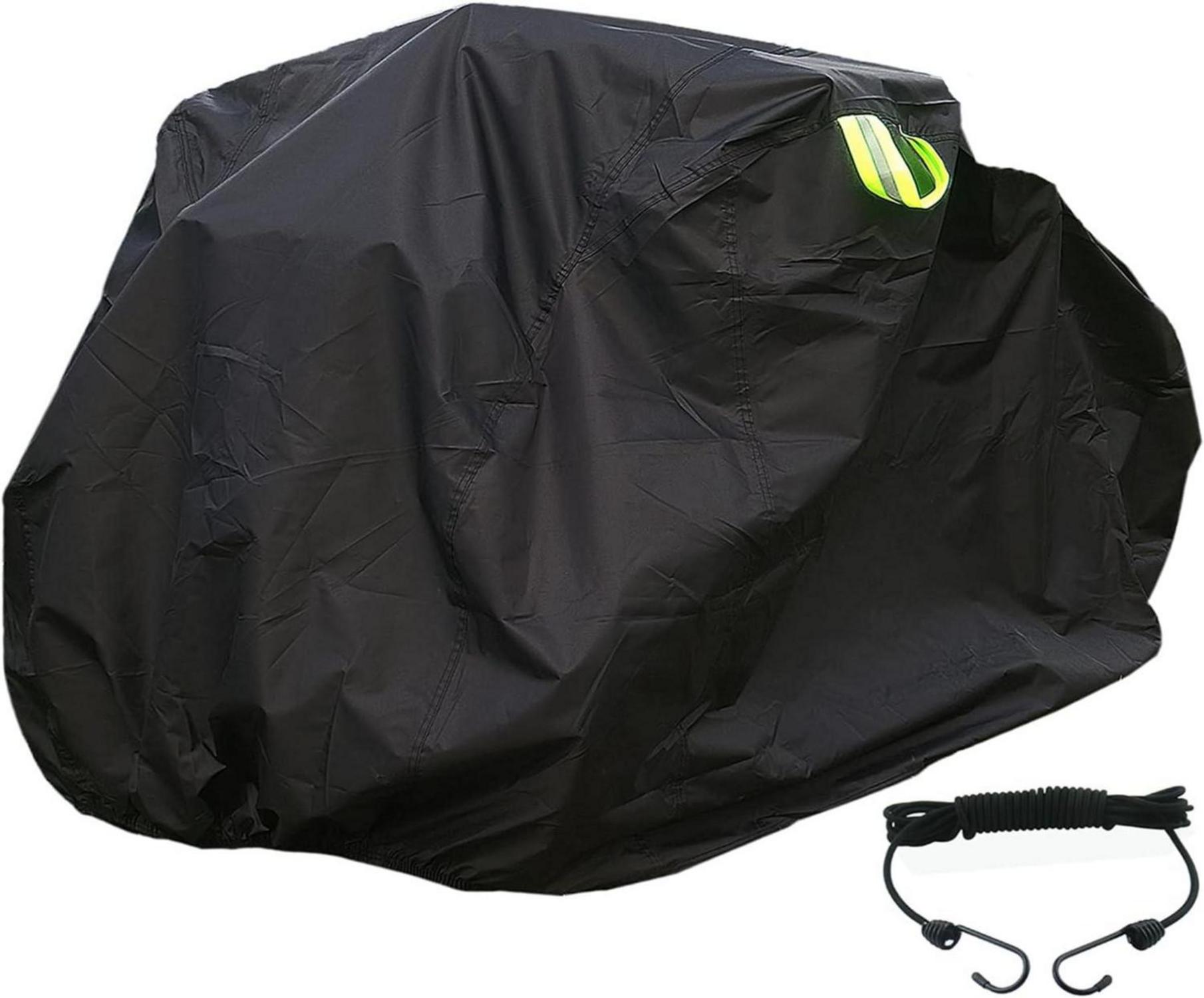 Fahrradabdeckung Wasserdicht 210D-Oxford Schwarz 2-3 Fahrräder