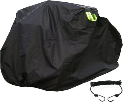 Fahrradabdeckung Wasserdicht 210D-Oxford Schwarz 2-3 Fahrräder