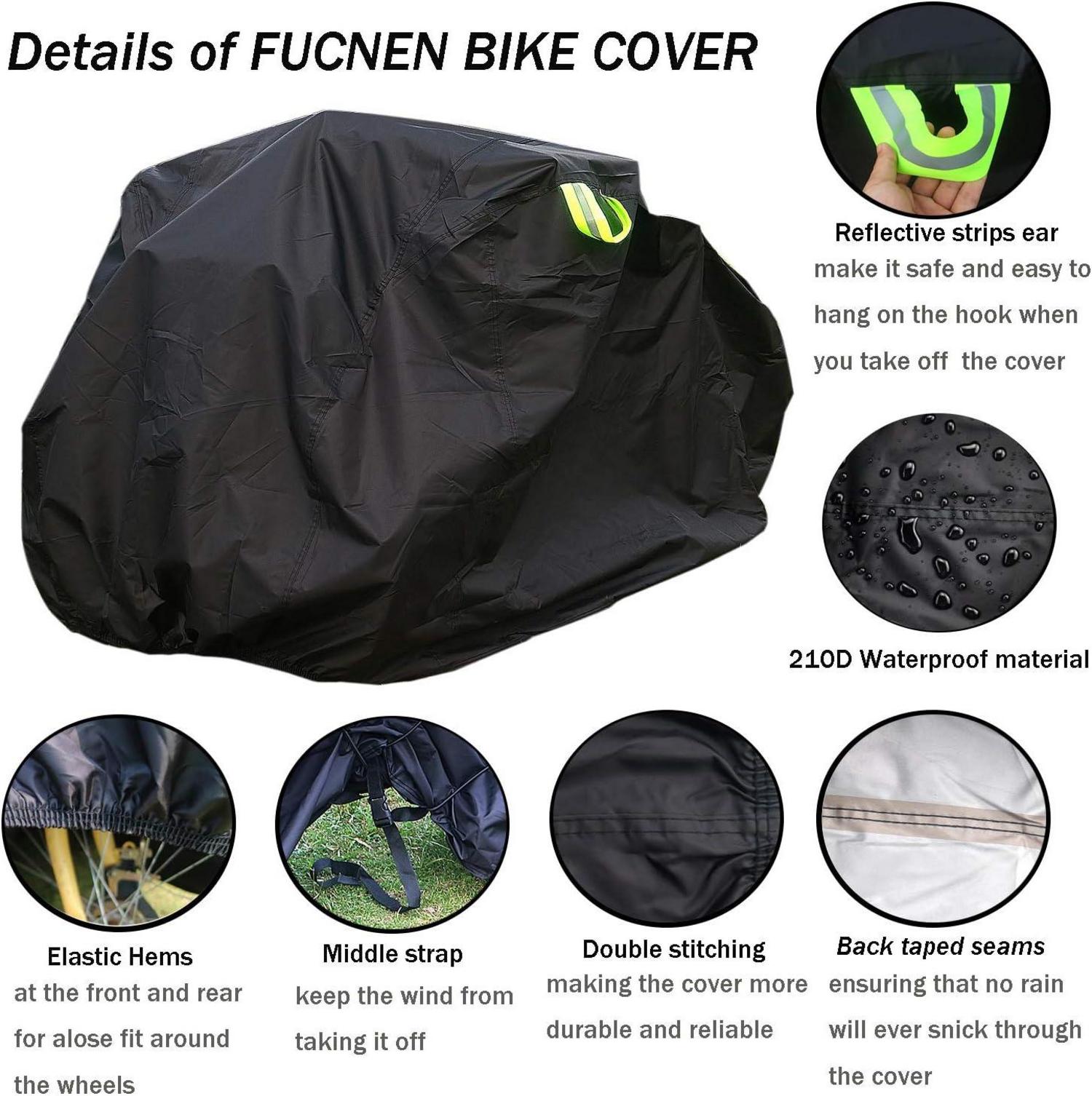 Fahrradabdeckung Wasserdicht 210D-Oxford|2-3