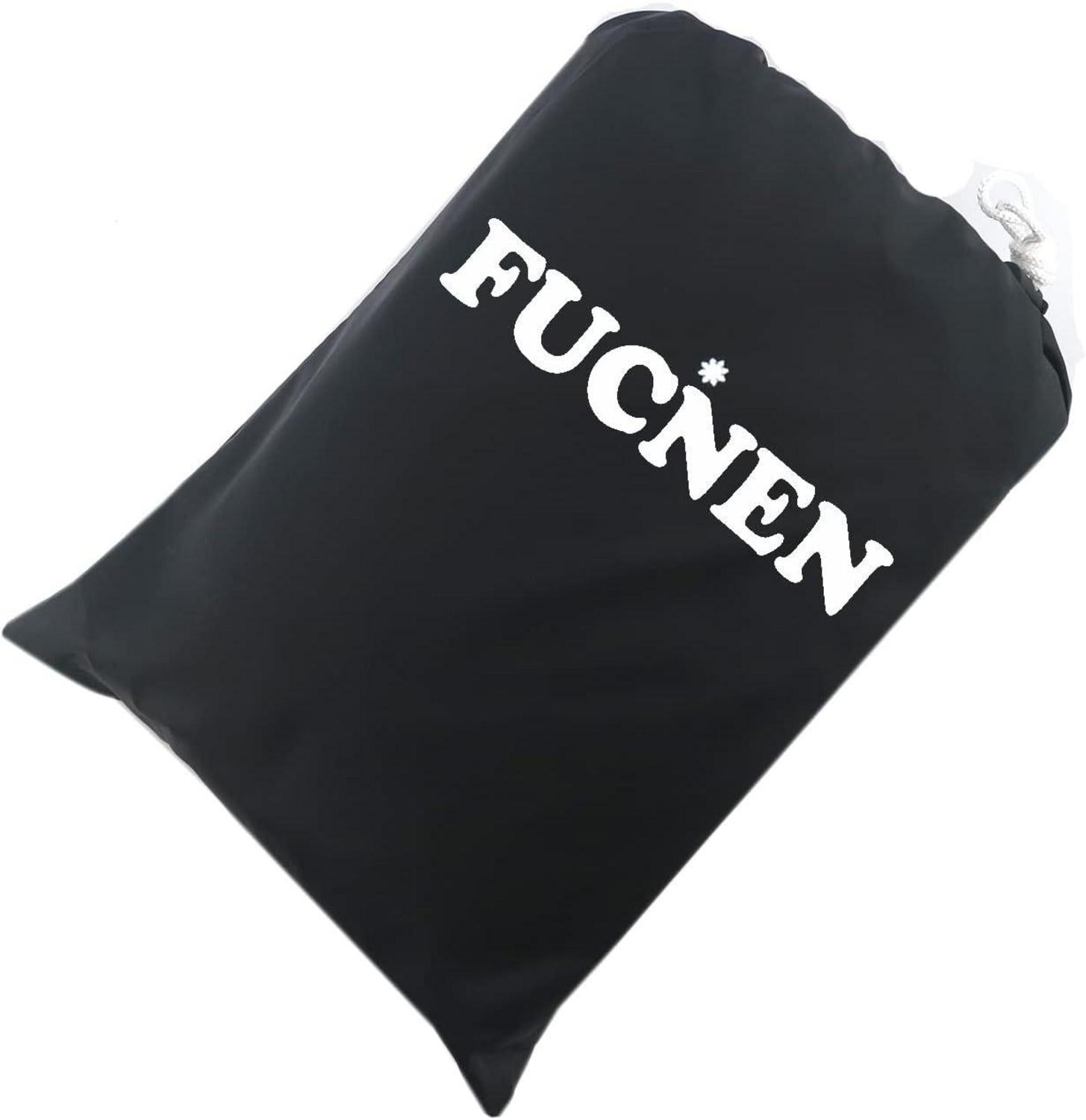 FUCNEN Große Fahrradabdeckung Wasserdicht 210D-Oxford Schwarz Entrance Cover