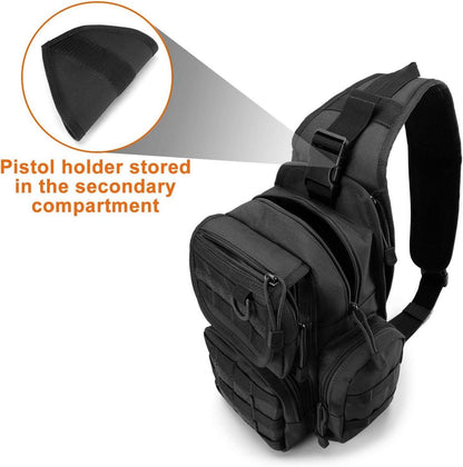 Taktische Brusttasche Schulter Sling Pack Armee Umhängetasche