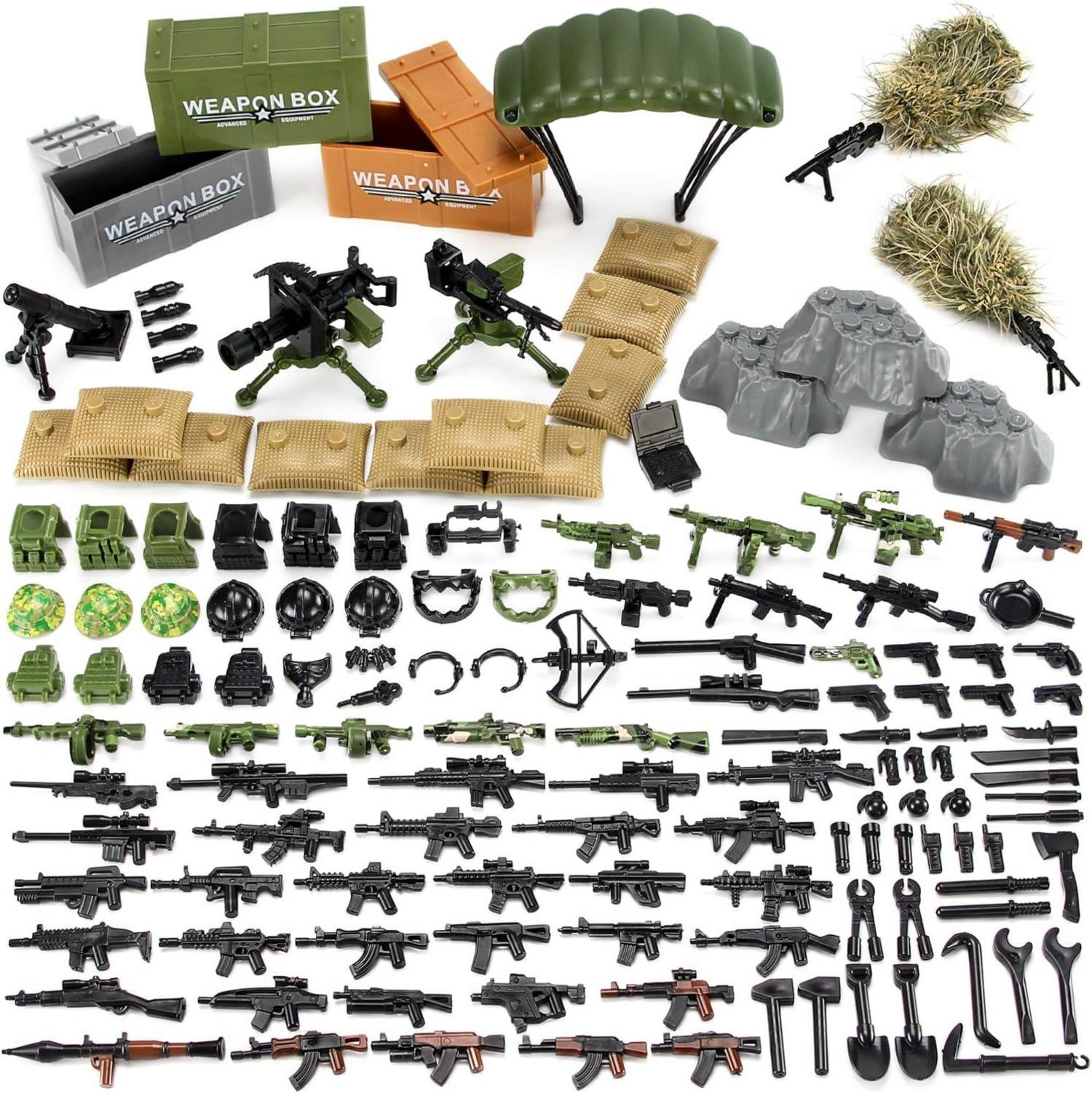Militär SWAT Spielzeug Set Armee Krieg Soldaten WW2 Kompatibel
