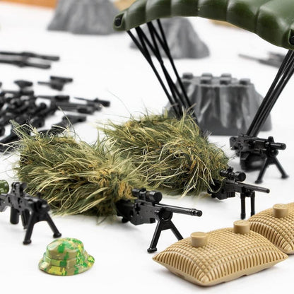 Feleph Militär Swat Spielzeug Set Armee Krieg Bundeswehr Paket Soldaten WW2 Moderne Figuren-Große Marken-Kompatibel