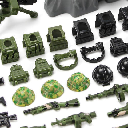 Soldaten Spielzeug Set Armee Krieg Bundeswehr SWAT Figuren WWII Modern