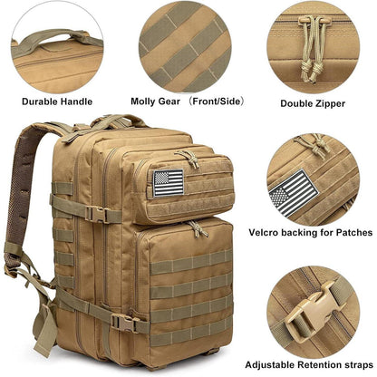 Militärischer Taktischer Rucksack 40L MOLLE Daypack für