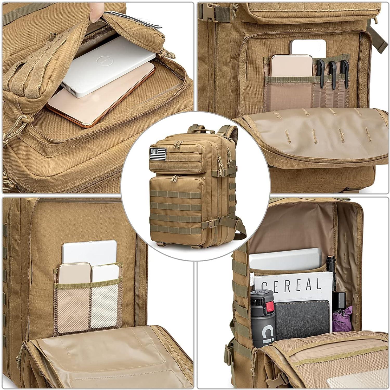 Taktischer Militär Rucksack 40L Molle Assault Pack Outdoor Trekking Jagd