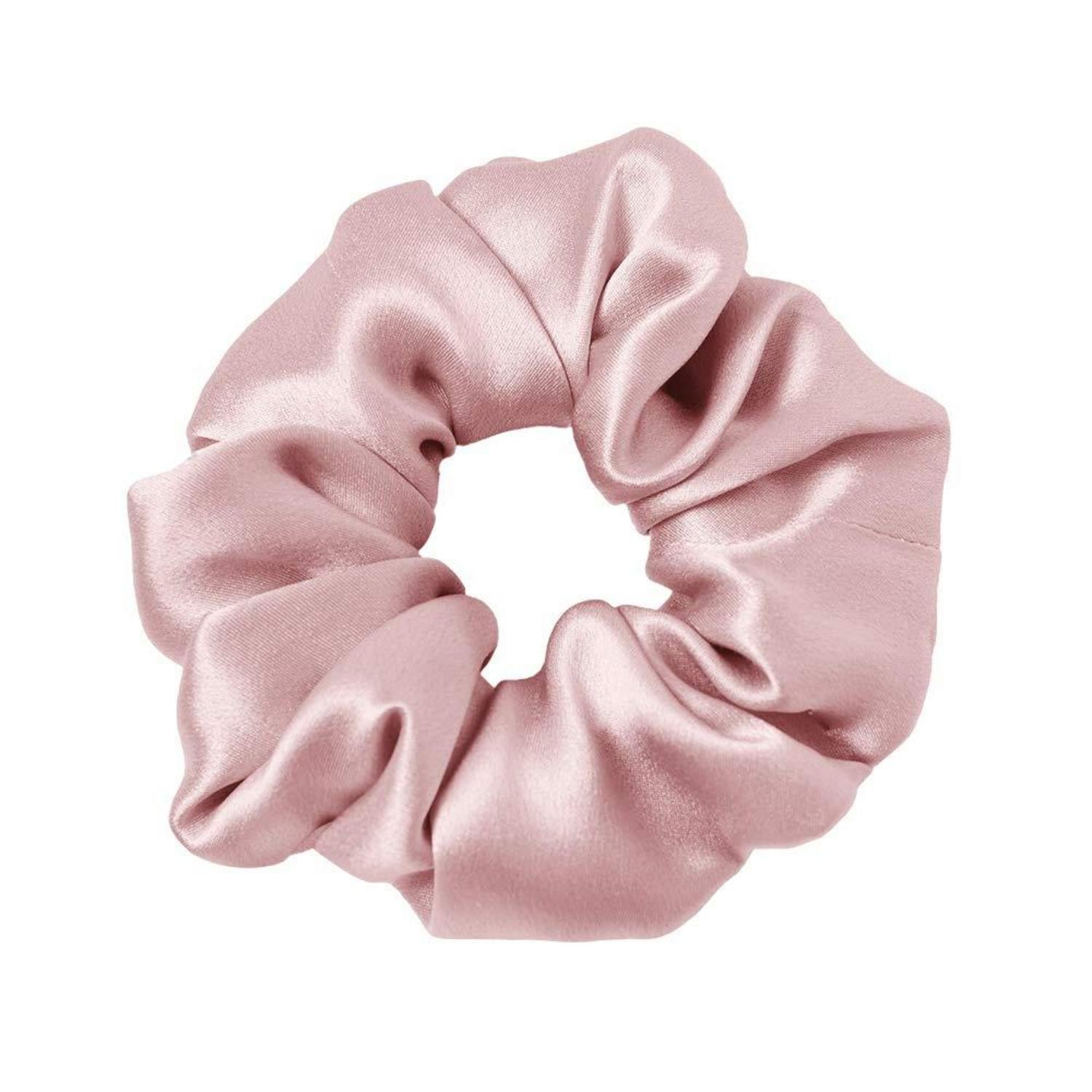 Seiden Haarring Haargummi Damen Pferdeschwanzhalter Altrosa 1er Pack